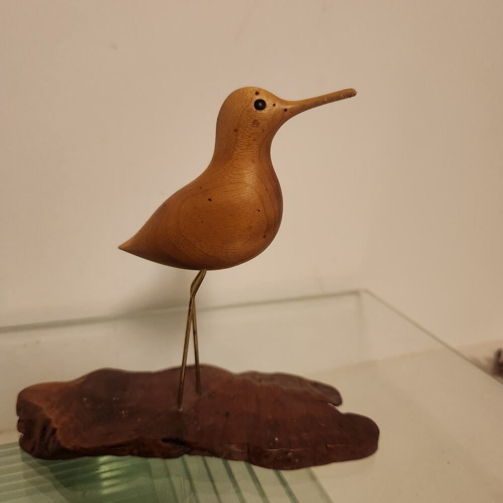 Vintage MCM Myrtyle Wood Sandpiper CJ Holden 5"